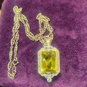 Legacy by Naomi necklace citrine and Sterling Silver